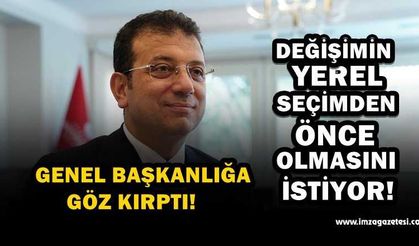 İMAMOĞLU DEĞİŞİM İSTEDİ.
